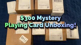 Insane $300 Mystery Playing Card Unboxing/ EXTREMELY RARE DECKS!