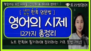 [시제] 영어의 12시제 간단 총정리 -과거, 현재, 미래, 진행, 완료, 완료진행