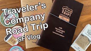 Travelers Company Road Trip - San Francisco | Viking Spiral Notebook Workshop | Vlog & Haul