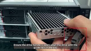 ThinkSystem SR650 V4 and SR650a V4 installing an E3.S hot swap drive or CMM