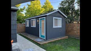 Backyard Studio Tuff Shed - Start to Finish