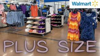 SHOPPING THE ENTIRE PLUS SIZE SECTION AT WALMART‼️WALMART SHOP WITH ME | WALMART PLUS SIZE CLOTHES