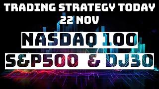 Rise More or CRASH Today? Dow Jones | Nasdaq100 | S&P500 Live Trading Signals Today 22 Nov