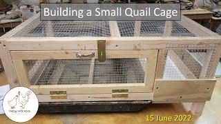 Building a Small Quail Cage