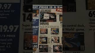 Retro 1994 Kmart Flyer With Super Nintendo Stuff!