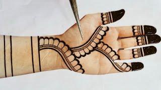 Easy Bharva Indian Full Hand Mehndi Design Trick 2024-Simple Dulhan Mehandi Design- Mehndi ka design