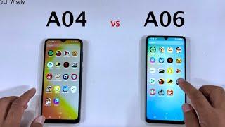 SAMSUNG A04 vs A06 - Speed Test