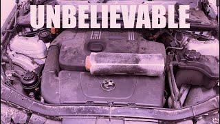 This Is The Most RIDICULOUS Air Filter Removal Ever, 2006 BMW 320D E90 Air & Cabin Filter How To DIY