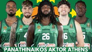 Panathinaikos AKTOR Athens Official Roster 2024-25 Turkish Airlines EuroLeague