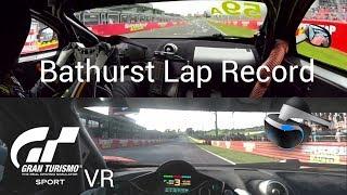 GT Sport VR vs Bathurst Lap Record McLaren 650S