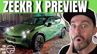 COMING SOON! Zeekr X Australia premiere - New EV is BIG on style!