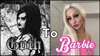 Goth To Barbie Style Transformation - Mamie Hades