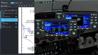 X-Plane 11 / Navigraph Charts Desktop Open Beta / moving map