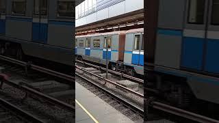Поезд Русич прибывает на станцию Кунцевская
