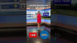A weak “cold” front is better than no cold front, right? #QuickCast #Austin 7.21.23
