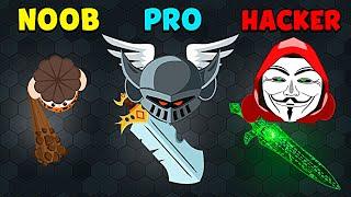 NOOB vs PRO vs HACKER - EvoWars.io