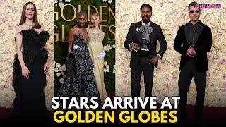 Ariana Grande, Sarah Paulson, Colman Domingo Share A Moment At The Golden Globes 2025 Red Carpet