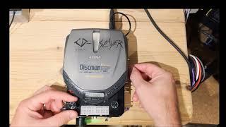 Circuit Bent CD-Player - Sony Discman D-E301 -- Codename CD-Slayer