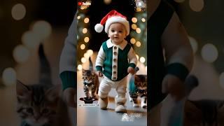 Adorable Baby and Animal Catwalk  #baby #ai  #babyvideos #babydance #babyshorts #fusion  #runway