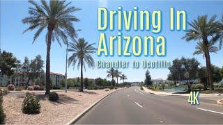 Driving in Arizona 4k | Chandler Ocotillo Scenic Neighborhood Tour