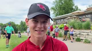 Middleton freshman Charlie Jambor on his breakthrough round at 2021 WIAA D1 sectional