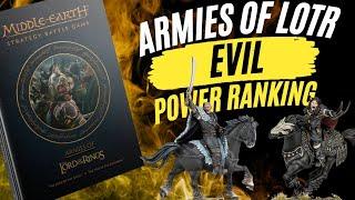 Power Ranking the New Edition Evil LOTR Armies. | MESBG | MIDDLE EARTH STRATEGY BATTLE GAME