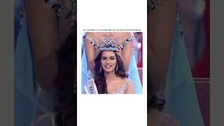 "Manushi Chillar, India's pride, last Asian Miss World winner from Haryana, shining bright! "