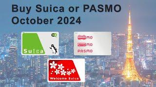 How to buy Suica or PASMO when arriving in Tokyo | Public Transportation IC Cards