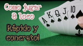 8 loco como jugar (versión corta) / como jugar 8 loco fácilmente / juegos con cartas / ocho loco