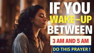 If You Wake Up Between 3am - 5am, SAY This Powerful Meditation Prayer (Christian Motivation)