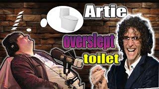 Artie Falls Asleep on The Toilet   Artie on Letterman Discussed