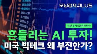 [모닝경제Plus] 흔들리는 AI 투자! 미국 빅테크 왜 부진한가?