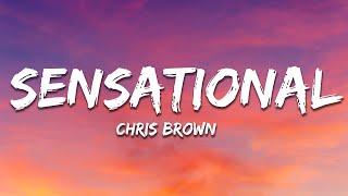 Chris Brown - Sensational (Lyrics) ft. Davido & Lojay