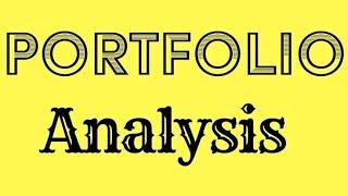 PORTFOLIO ANALYSIS - INTRODUCTION FINANCIAL MANAGEMENT