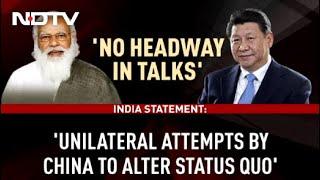 India, China Military Talks Collapse: "Chinese Side Wasn't Agreeable" | The News