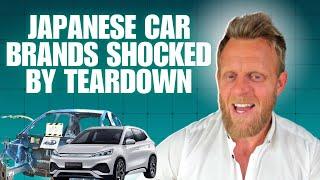 Japanese automakers shocked by BYD & Tesla manufacturing after teardown