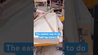 Easy method for half lap joinery with the microjig fit finder #workshop #joinery #woodworking