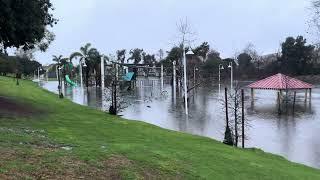 Flooding In Manhattan Beach California During The February 2025 Rainstorm