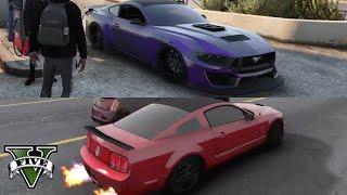 (PC) GTA FiveM | ProStreet TakeOverz | The New 2024 Mustang Dark Horse & My 2007 Shelby GT500