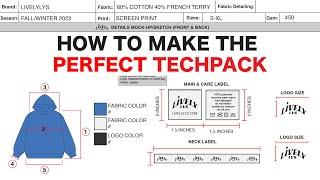 How to Make the Perfect Tech Pack for your Clothing Brand | A Comprehensive Guide