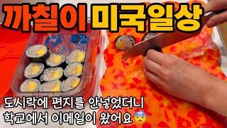 Korean mom’s cooking 도시락 쪽지를 안넣으면 이런일이 생기네요.미국에서 운전할때 스쿨버스 지나치면 벌금140만원living in Pennsylvania