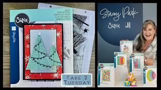 Take 2 Tuesday Class 24. A New Sizzix Stamp & Stencil Set . Today it is all about the Stencil