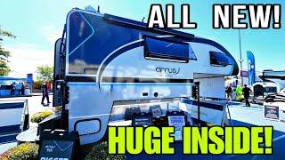 This Truck Camper RV is HUGE inside! nuCamp Cirrus 920