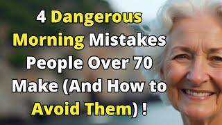 4 Dangerous Morning Mistakes People Over 70 Make (And How to Avoid Them)! elderly wisdom, seniors