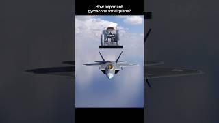 Why is it impossible to fly a plane without a gyroscope? #fighterjet #gyroscope #plane #brainhook