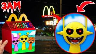 DO NOT ORDER INCREDIBOX SPRUNKI HAPPY MEAL AT 3AM!! (CURSED SPRUNKI TOYS)