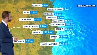 Analysis: Rain totals increasing rapidly as TC Alfred approaches coastline