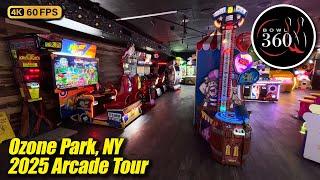 Bowl 360 arcade tour (Ozone Park NY), new March 2025 full 4K walkthrough