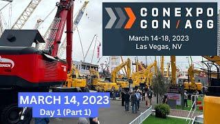 CONEXPO CON/AGG 2023 LAS VEGAS, MARCH 14, 2023 (LARGEST CONSTRUCTION SHOW IN NORTH AMERICA) PART 1