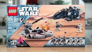 LEGO Star Wars 40755 IMPERIAL DROPSHIP vs. REBEL SCOUT SPEEDER Review! (2024)